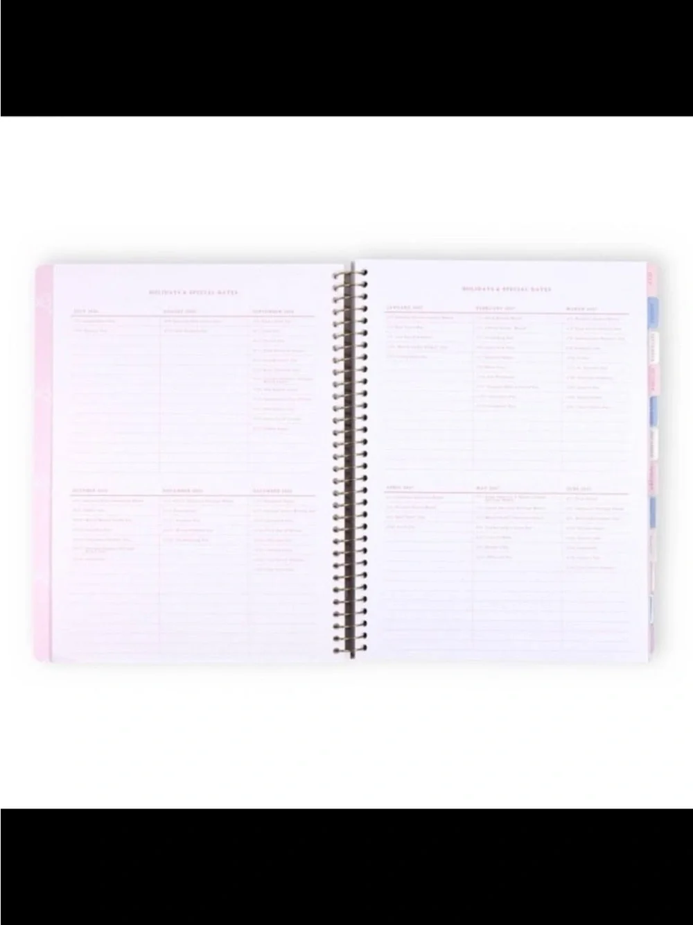 LoveShackFancy x Target - Yoobi Ribbon Rosa Monthly and Weekly Teacher Planner